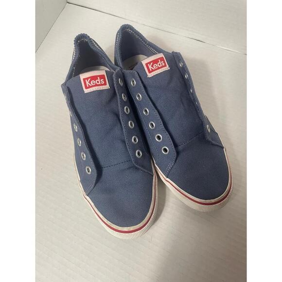 Keds Jump Kick Rib Knit Lace
Up Sneakers Navy Canvas size 9 - Picture 1 of 8